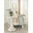 CIVETTE ROUND END TABLE - CREME