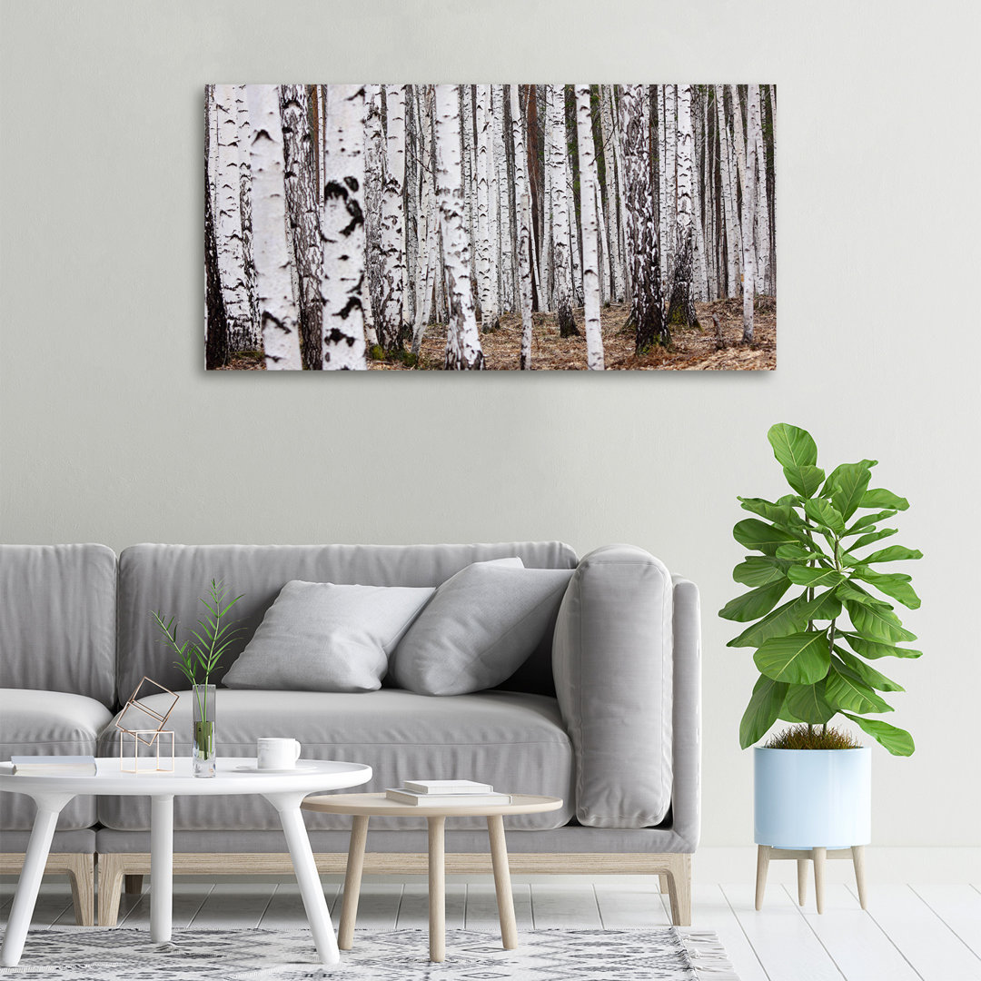 Birch-Tree - Kunstdrucke auf Segeltuch