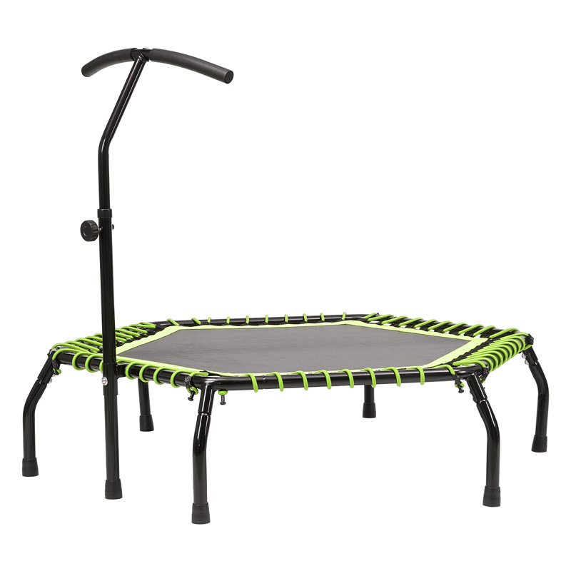 Freeport Park ft Hexagon Backyard Trampoline, Black/Green