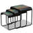 Fujii Glass Nesting Tables