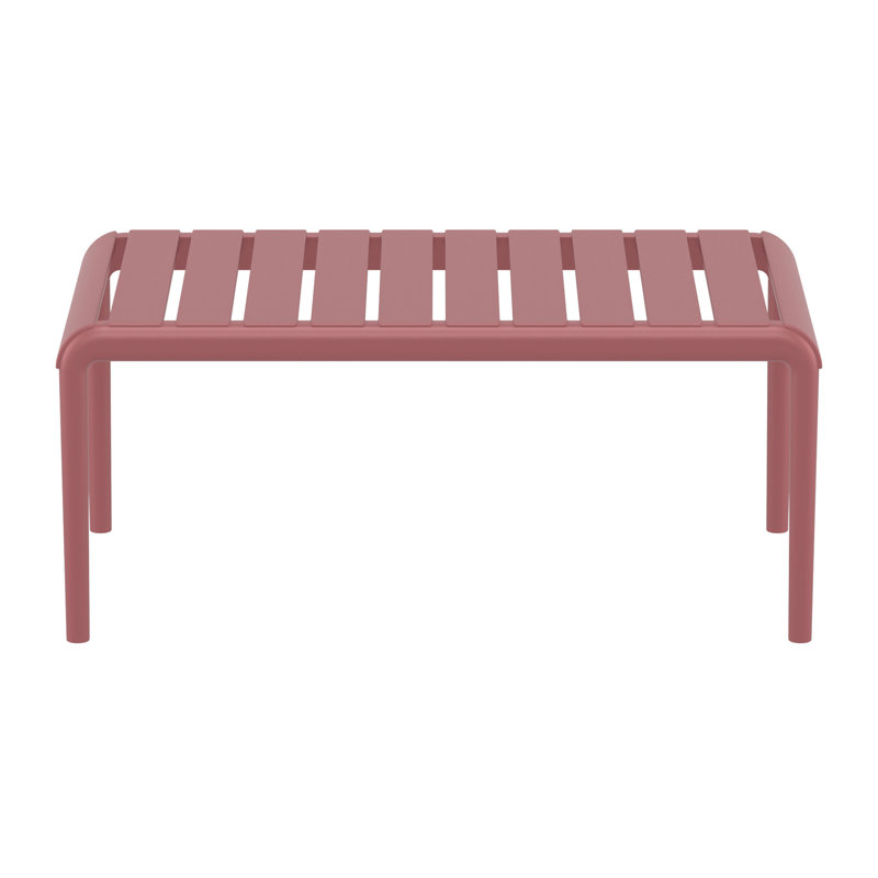 Ruta Paris 46" Outdoor Coffee Table, Marsala