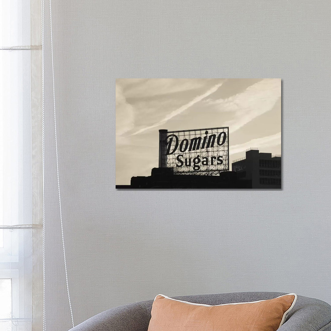 Low Angle View Of Domino Sugar Sign, Inner Harbor, Baltimore, Maryland, USA by Panoramic Images - Wrapped Canvas Gallery-Wrapped Canvas Giclée