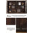 American White Ash Wood With Glass Door Storage Floor-Standing Bookcase