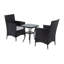 Basilica 2 - Person Patio Dining Set with Square Table , Cushions Included-16110410