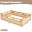 Lit double en bois massif pour enfants avec garde-corps pleine longueur pour enfants-174457120-174457122