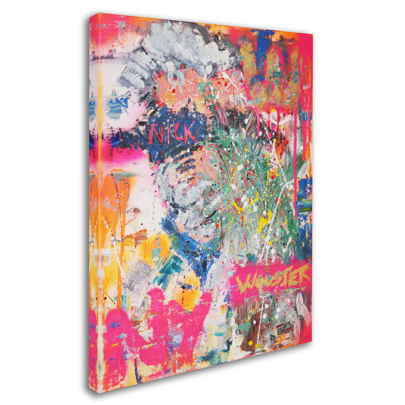 Jianglin 'Mr. Wooster' Print on Wrapped Canvas, 47" H x 35" W
