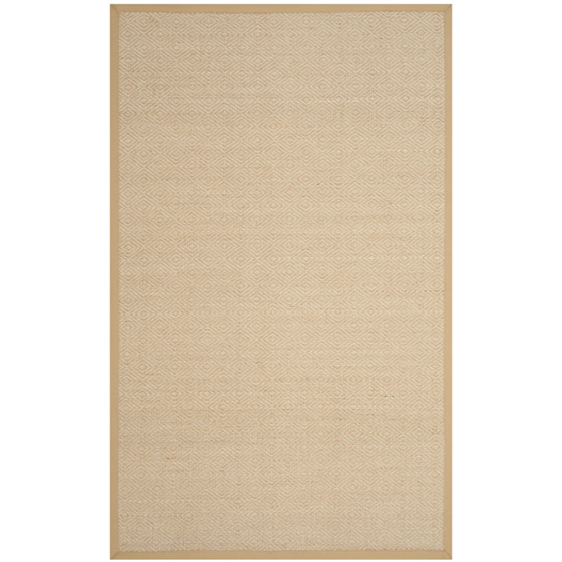 Freels Sisal Pile Geometric Rug, Rectangle 6' x 9'