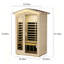 Sauna infrarouge lointain, sauna d'intérieur en épicéa de Norvège de 1850 W avec 6 panneaux chauffants-136055735