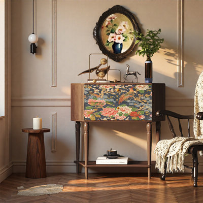 Armoire décorative avec cadre en pin