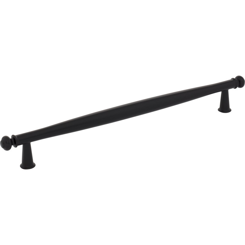 Coddington Bar Pull, Flat Black, 8 13/16" Center To Center
