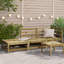 Maia 210cm Wide Wood Patio Sofa