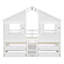 Lit mezzanine double en bois massif avec tiroirs de rangement et garde-corps Ahleah-114225144