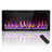 Ultra-narrow frame large screen multi-functional electronic fireplace-553027010