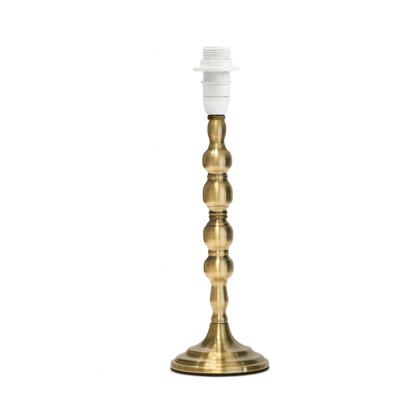 Waukena 30cm Candlestick Buffet Lamp Base Only, Gold