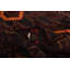 Tapis de couloir brun en Tapis décoratif laine de conception unique 4 pi 6 po x 10 pi 2 po Brayde noué à la main 1990s