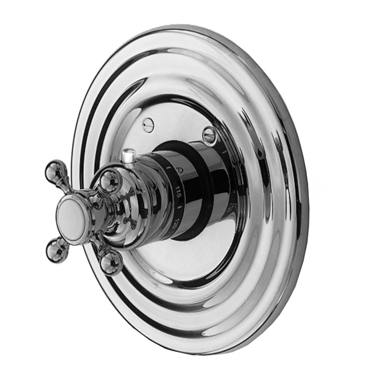 Astor 3/4" Round Thermostatic Trim Plate With Handle