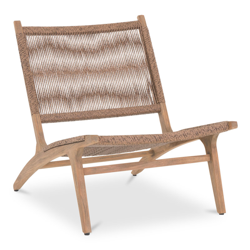 Palma Outdoor Lounge Chair Black, Brown