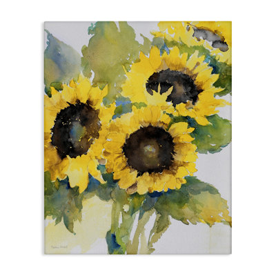 Art mural sur toile Blooming Sunflower Bundle par Theresa Heidel