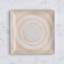 Assiette carrée en porcelaine de qualité supérieure Paros-Shell avec pied, 10,6 x 10,6 po |