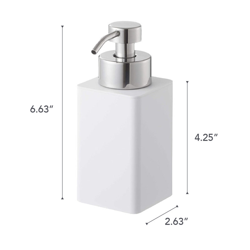 White Modern Minimalist Foaming Soap Dispenser