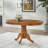 Kaneshiro Solid Wood Top Pedestal Dining Set-419974472-524086049