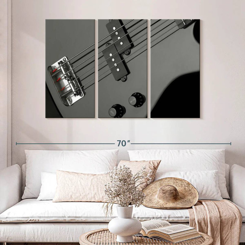 Abarca Bass Guitar, 32" H x 50" W