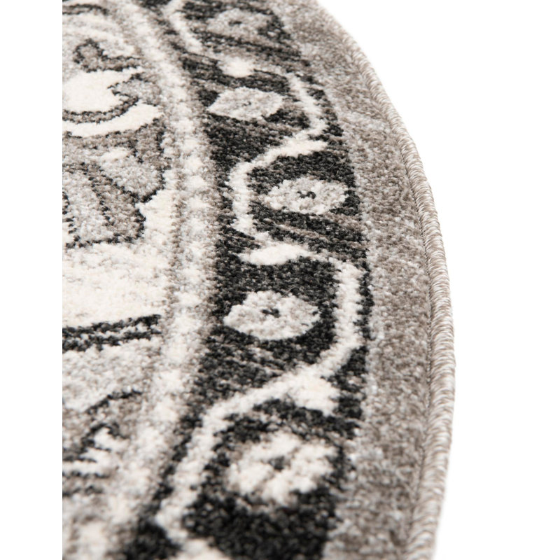 Godina Geometric Indoor Rug, Round 8'
