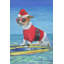 Santa On The Water by Eyre Tarney - Wrapped Canvas Painting-1495569441