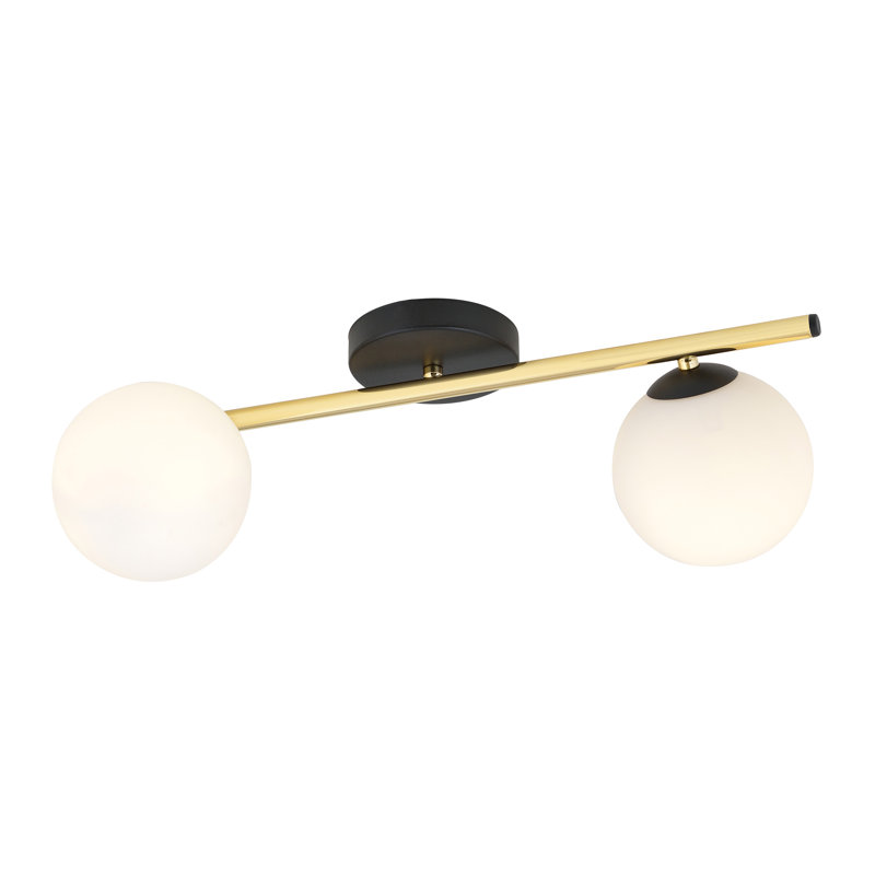 Witman 2 - Light Dome Chandelier, Black, White