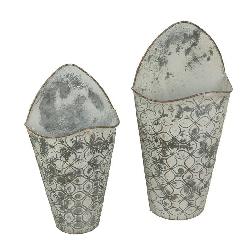 Ensemble de 2 pots de fleurs Alecsandra