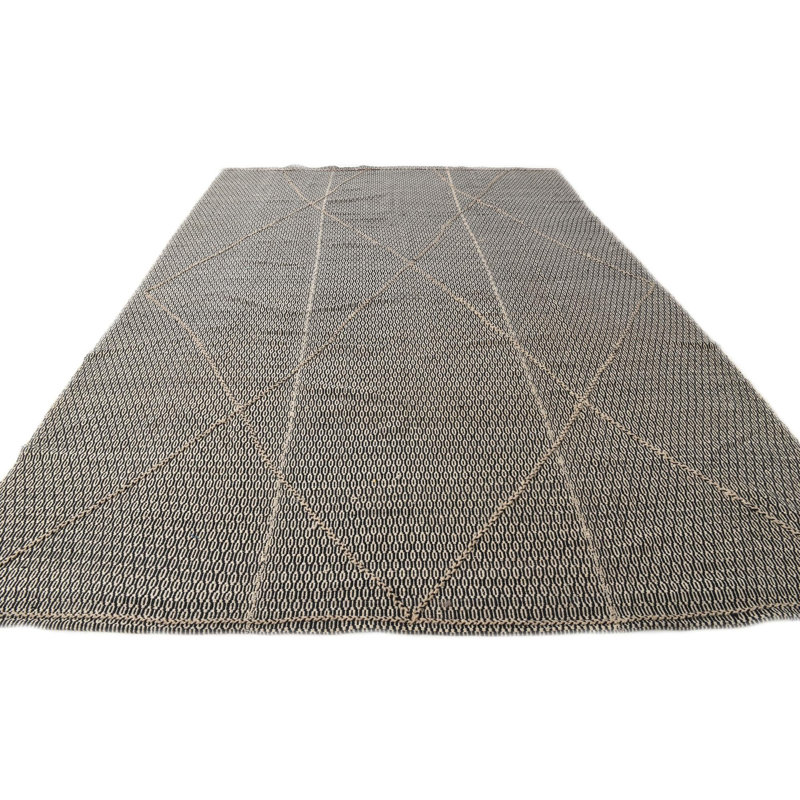 Tapis noir et blanc Noles
