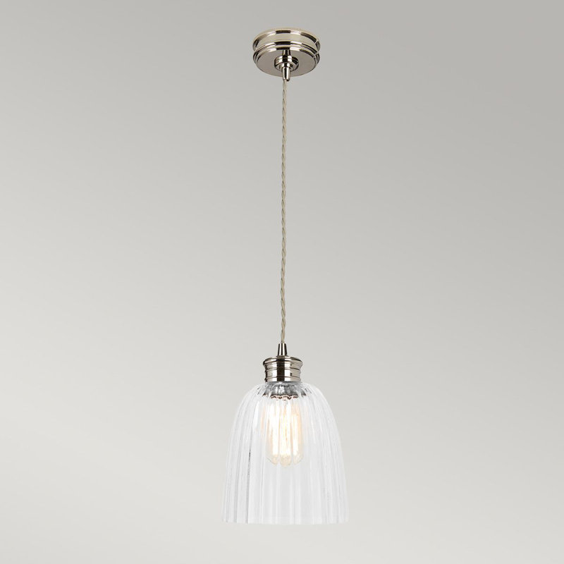 Lowell 1 - Light Bulb Pendant, Polished nickel