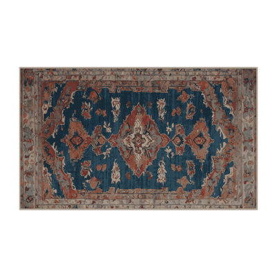 Machine Washable Brown Area Rug
