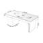 Bureau rectangulaire en bois massif brun noisette-1889806579-1889806589