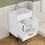 Meuble-lavabo avec lavabo, armoire de salle de bain avec 2 portes et 1 grand tiroir