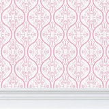 Watercolor Damask Luxury Matte Wallpaper
