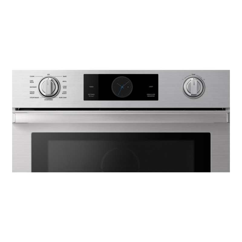 30" Double Wall Oven Steam, Silver