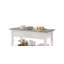 Chariot de cuisine polyvalent en acier inoxydable avec roulettes verrouillables et grand espace de rangement