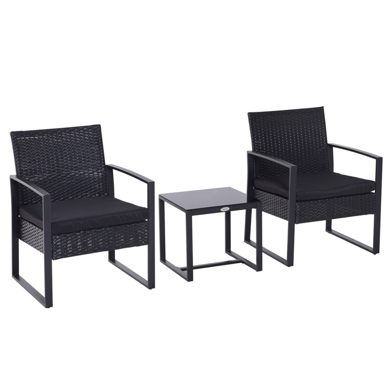2 - Person Patio Dining Set Square Table