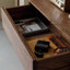 Commode d'appoint en bois massif Johara