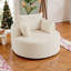 Fauteuil-lit moelleux de 50 po L en velours côtelé simple sans assemblage requis-1843446586