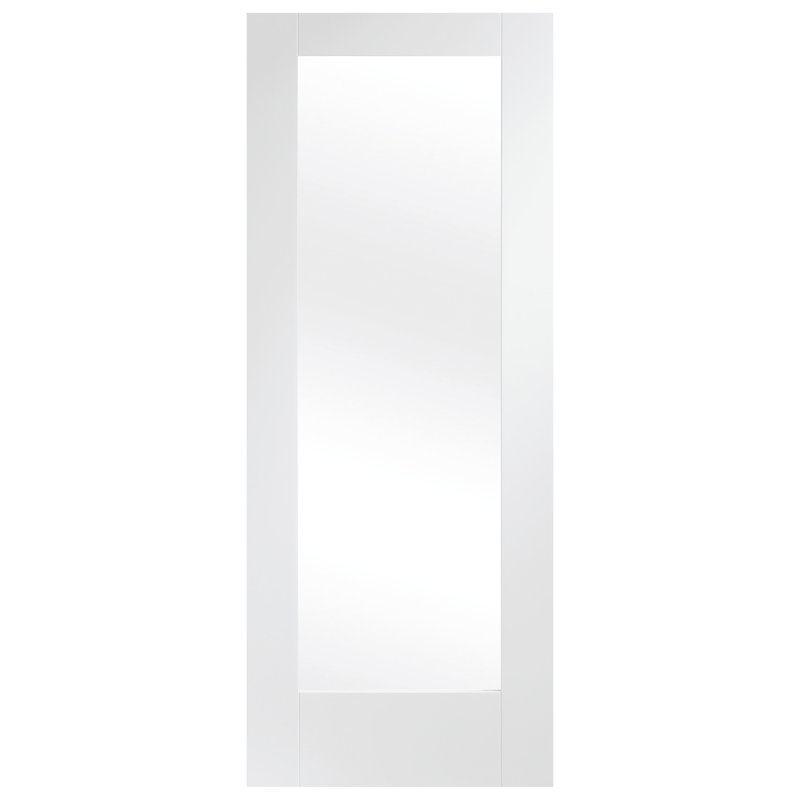 Internal Glazed White Primed Pattern 10, 1981mm H x 306mm W x 35mm D