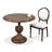 Kasson Pine Round Solid Wood Dining Table