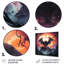 Mystic Bat Nightfall II - Animal chauve-souris en métal, art mural-107840323
