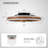20 in. Low Profile Flush Mount Ceiling Fan with Light and Remote Enclosed Ceiling Fan-1823942733