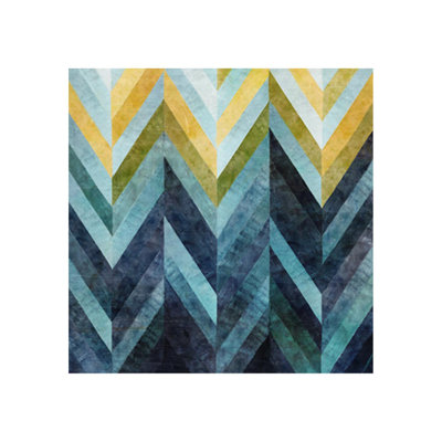 Indigo Impression I Print by Sofia Fox