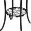 Table d'appoint de patio avec tablette-130564067