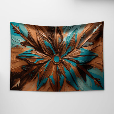 Southwestern Patterns Arrowhead Geometry Wall Tapestry