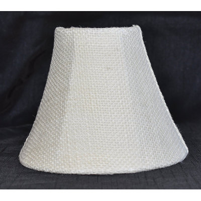 5'' H Burlap Bell Lamp Shade