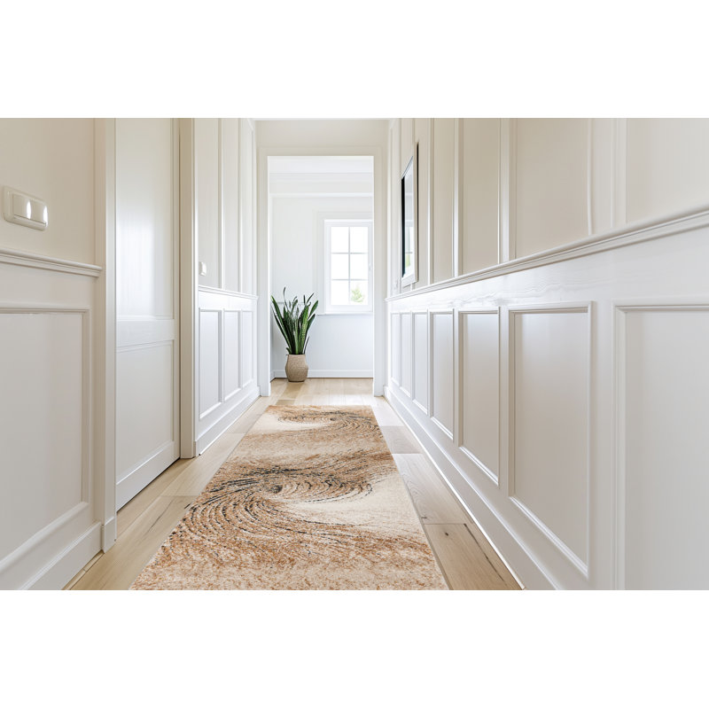Deneise Abstract Area Rug, Runners 80 x 300 cm